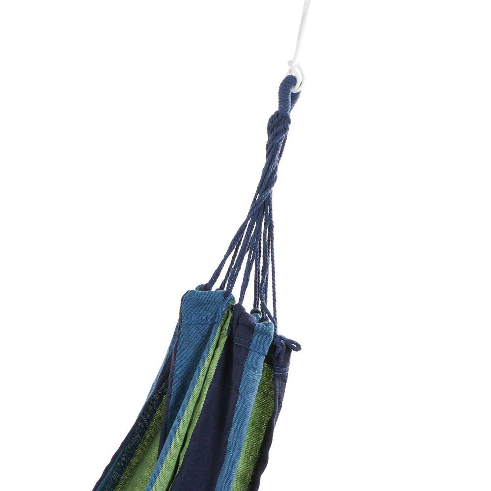 Гамак тм РУССО ТУРИСТО, 200х80см, хлопок, полиэстер, полосатый, до 100кг - #3