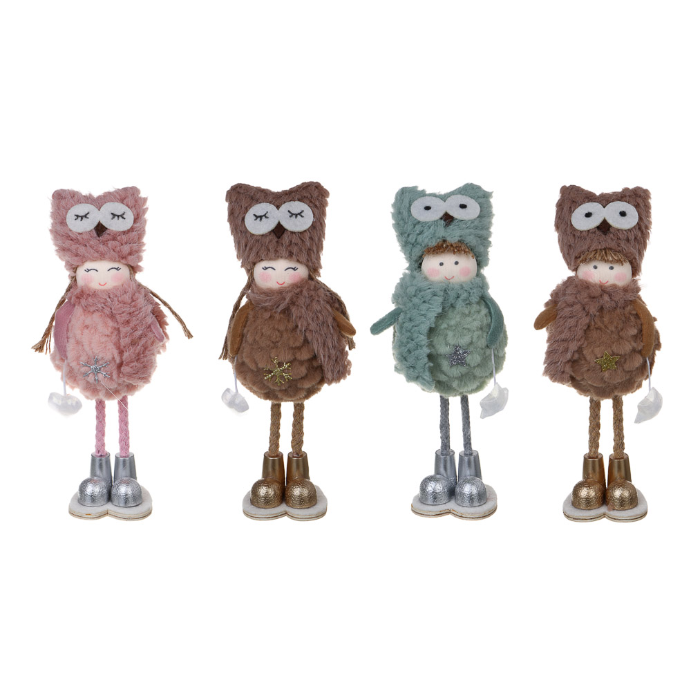 СНОУ БУМ Сувенир Девочка 5x5x15, полиэстер, 2 вида - #1