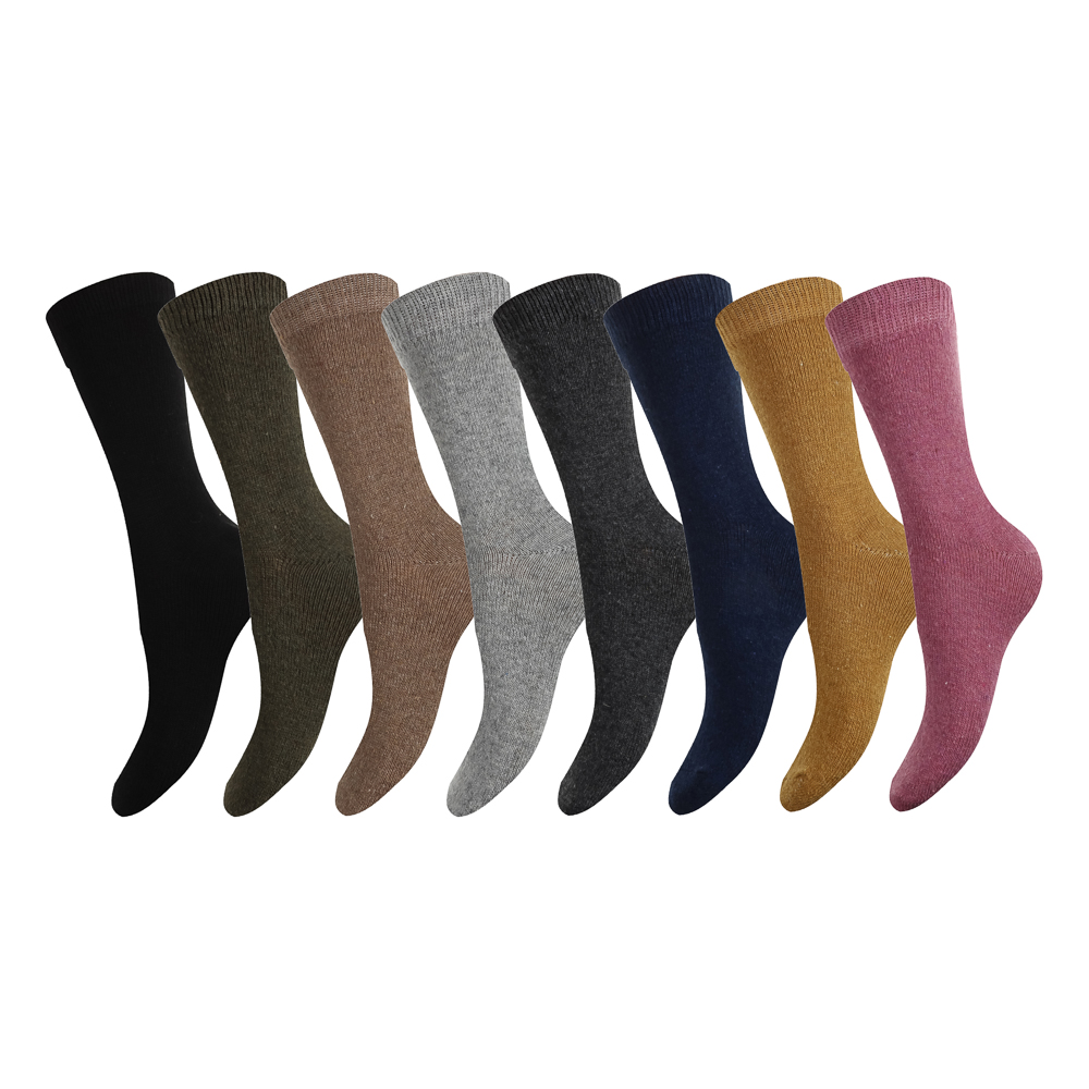 Носки женские "полушерсть" гладкие, тм RS, 65% полушерсть, 15% акрил, 10% спандекс, 10% эл, р. 36-39 - #1