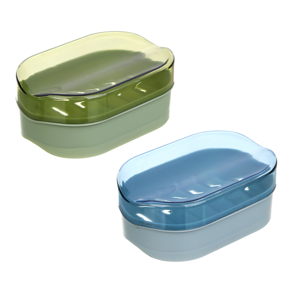 VETTA Мыльница, пластик, 13,5х9х5,5 см - #1