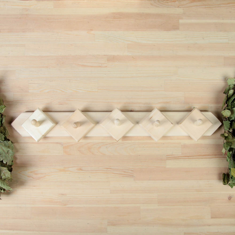 Вешалка 5 крючков, липа "Добропаровъ" - #6