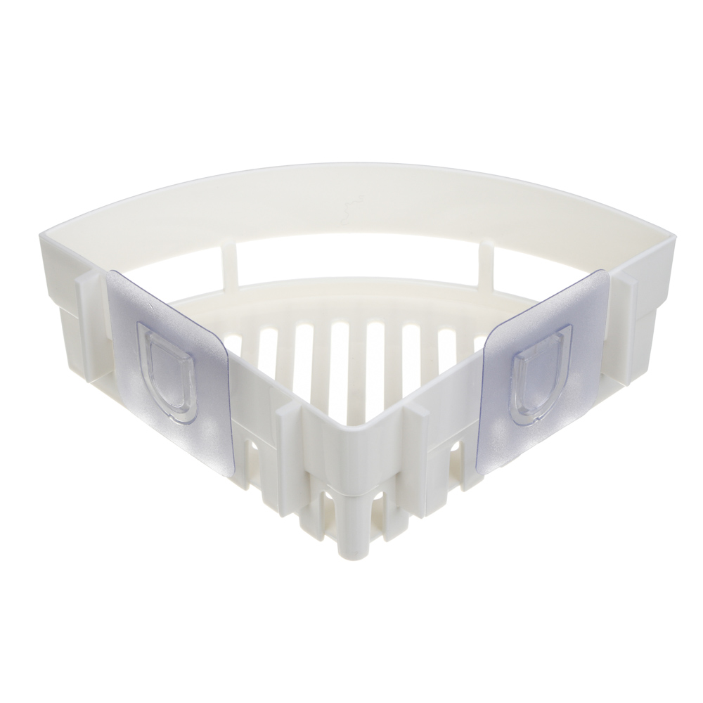 VETTA Classic Полка настенная угловая (малая), пластик, 25x17,5x7 см, молочный - #4