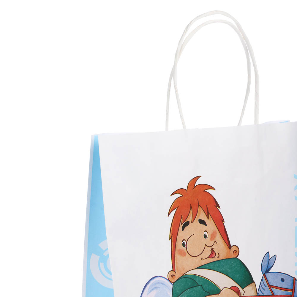 Пакет подарочный с кручеными ручками L 24х10,5х32 см, "Малыш и Карлсон. Лучший возраст" - #2