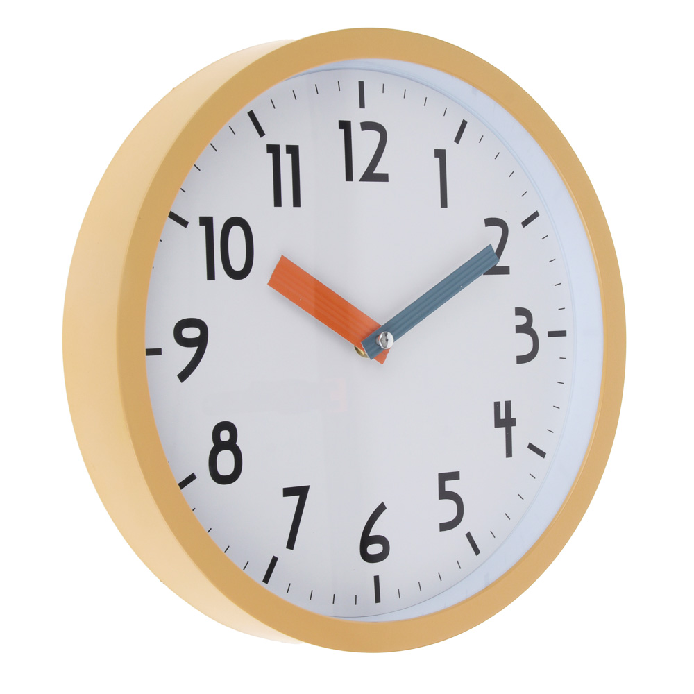 LADECOR CHRONO Часы настенные круглые, пластик, d25 см, тикающий ход, 1xАА, арт08-25 - #2