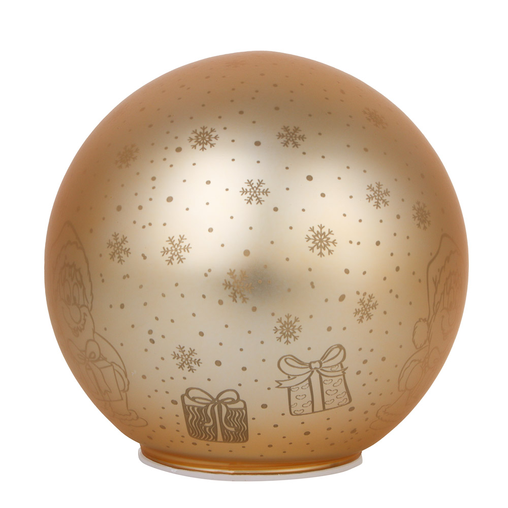 СНОУ БУМ Светильник декоративный LED, в виде шара, диаметр 15см, стекло, PS, 3xAA, 1 режим - #3