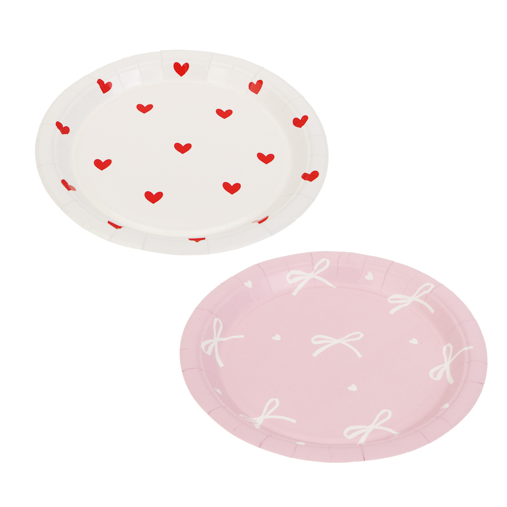 Набор тарелок бумажных тм Fntastic, 7", 10 шт, 2 дизайна - #1