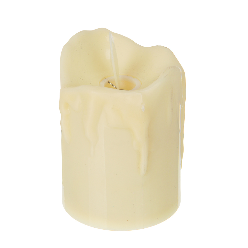 СНОУ БУМ Набор 3шт, светильник декор.LED в виде свечи,5x7/9/11см, PP,3хAG13,1режим, эфф.движ.пламени - #3