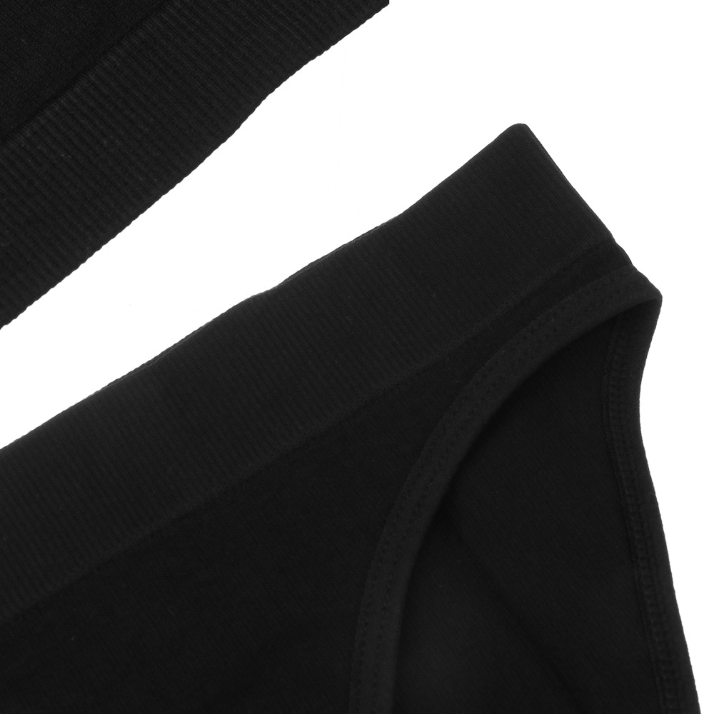 GALANTE Комплект:топ на широких лямках и трусы, р.42-44, 90%полиамид, 10%спандекс, черный, НБ25-18 - #3