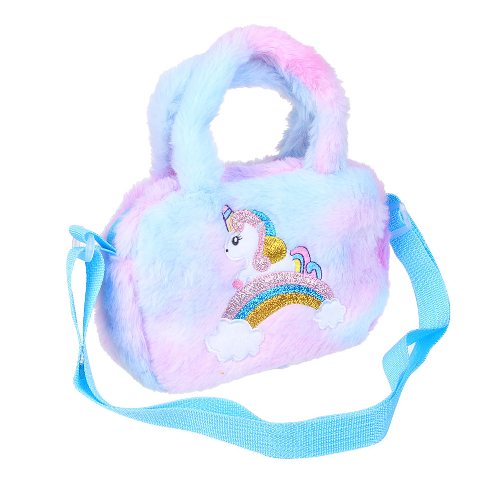 ИГРОЛЕНД Сумка детская мягкая "Единорожка" полиэстер, 17х13х4см, 2 вида - #4