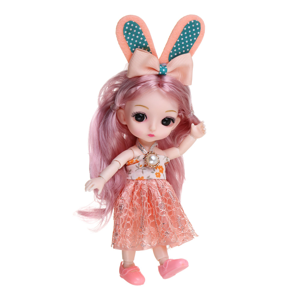 ИГРОЛЕНД Кукла 15 см с акс. и питомцами, PVC, PP, ABS, 38,5х8,5х25,5 см - #4