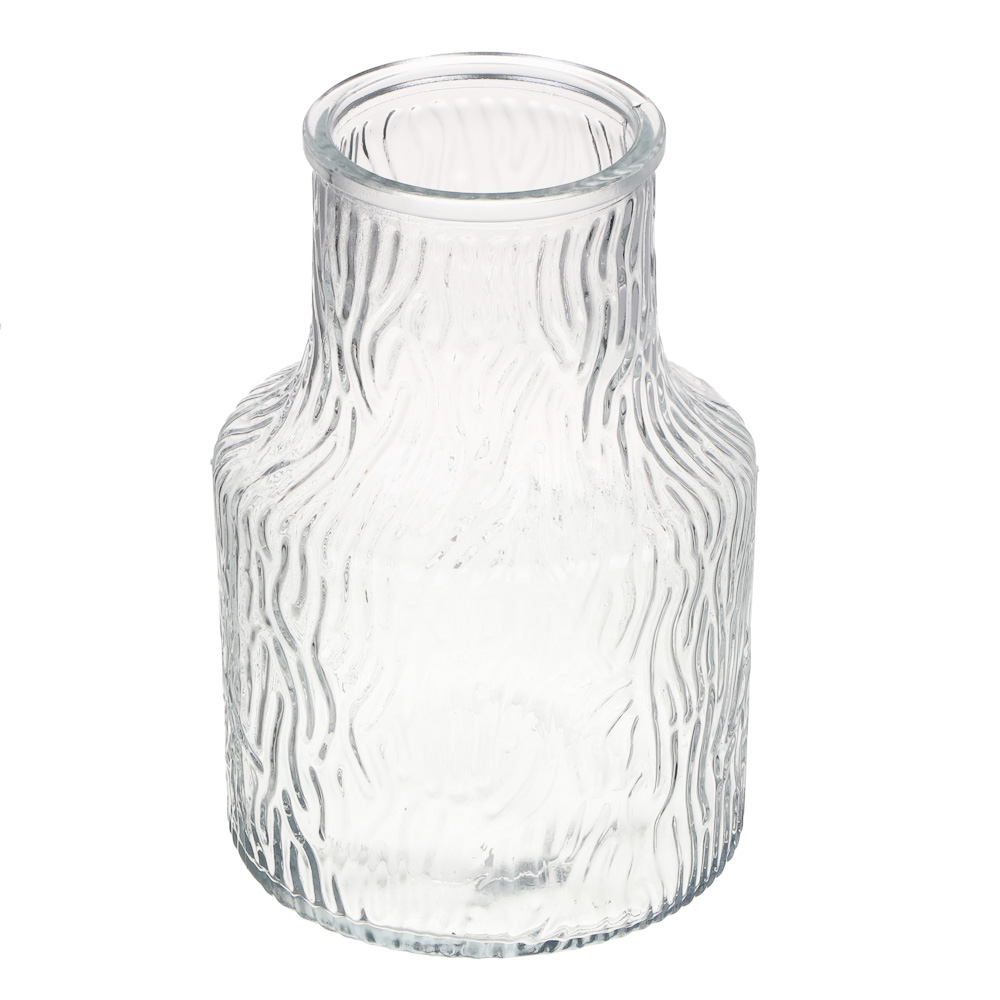 Ваза, 13х19,5 см, стекло, прозрачная - #2