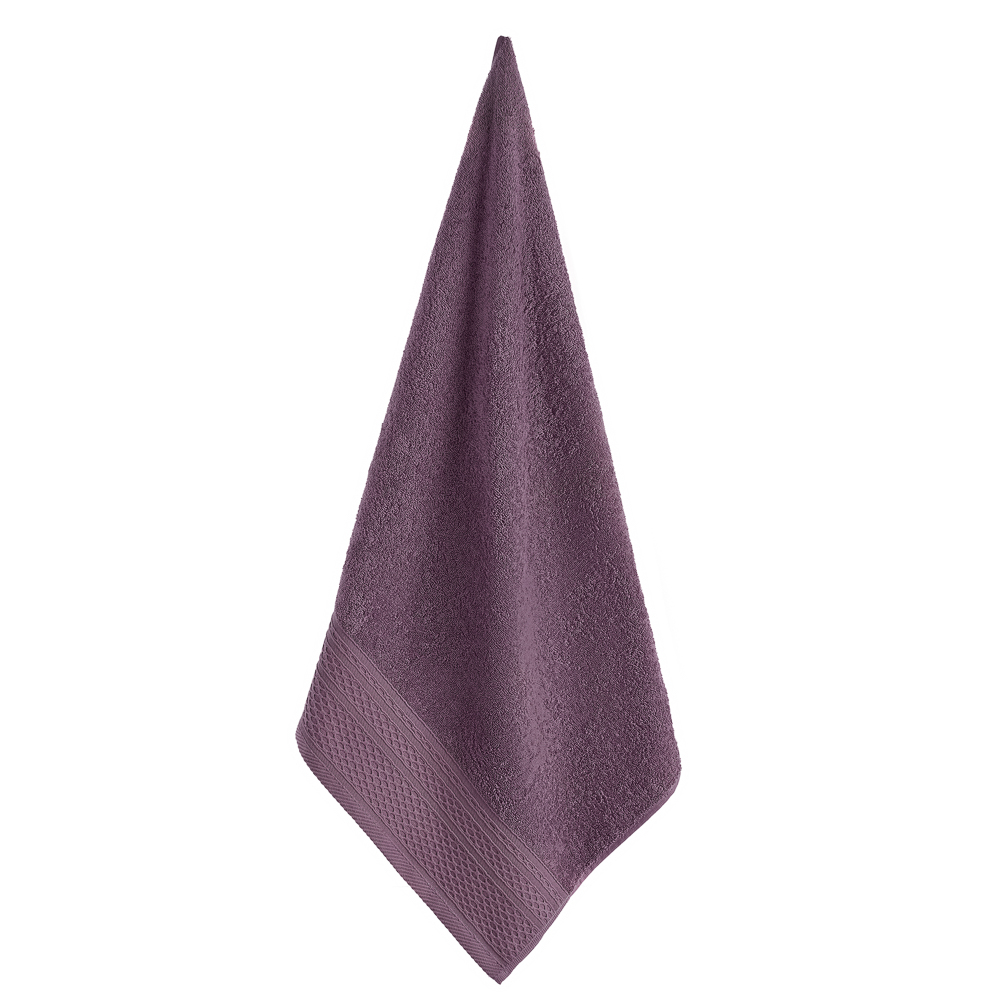 PROVANCE Хейзел Полотенце махровое, 100% хлопок, 70х130см, 400гр/м, сливовый - #11