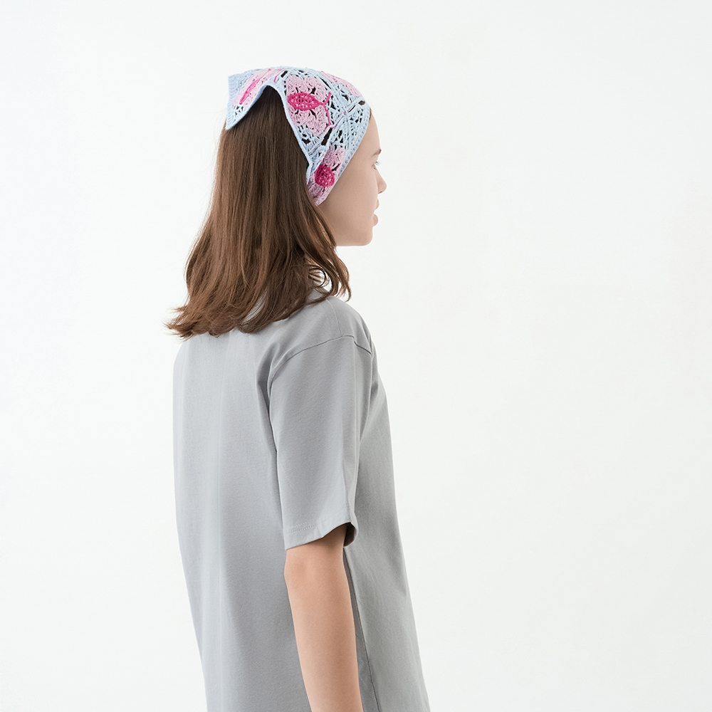 GALANTE Косынка вязаная женская, р-р 50x35см, 100% полиэстер, 6 дизайнов - #18