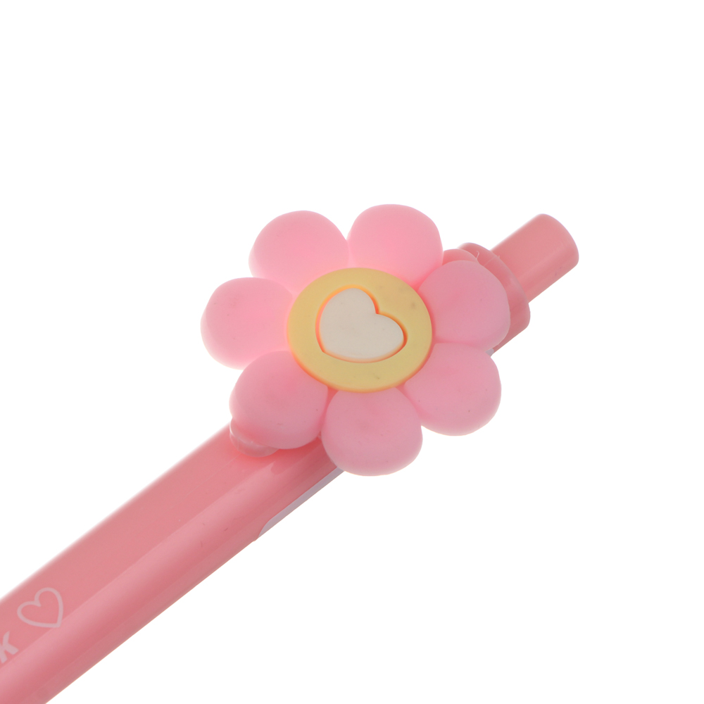 Ручка шариковая автоматическая синяя 0,7мм, "Цветочное настроение", 4 вида - #4