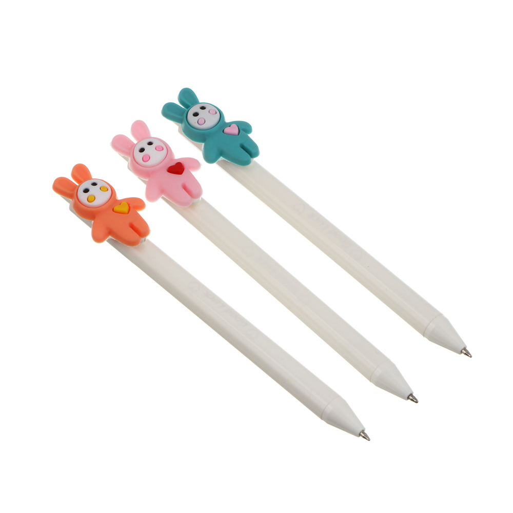 Ручка шариковая синяя 0,7мм, "Беби ушки", 3 вида - #1