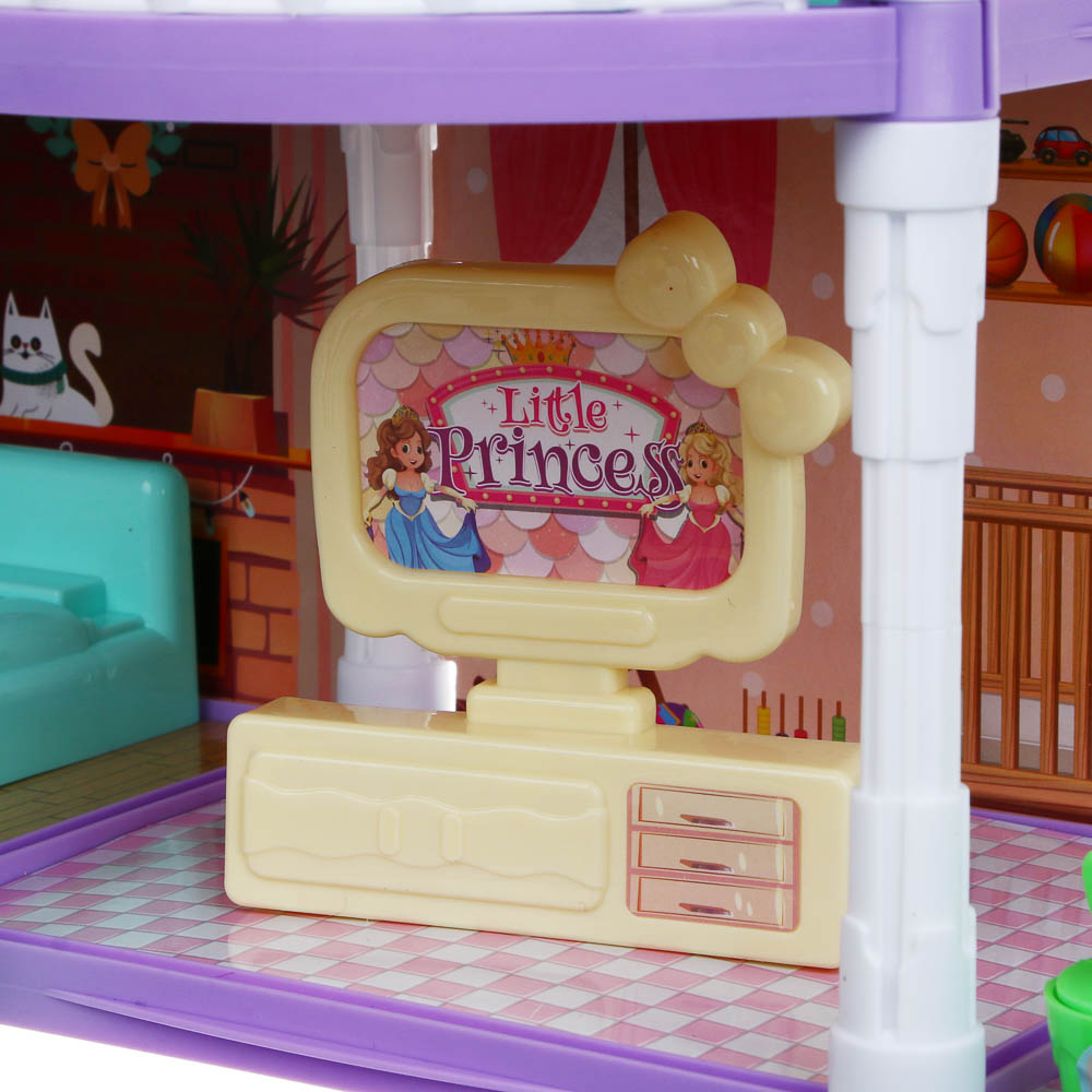 ИГРОЛЕНД Дом для куклы с акс. питомцами и куклой, ABS, PP, полиэстер, 30х8х23 см - #9