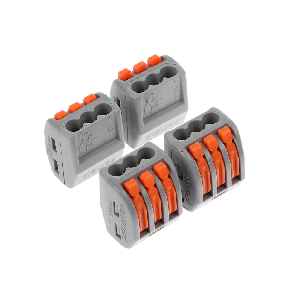 Клемма соединительная ЭРА с рычагами 3-проводная 0.08-2.5/4 мм2, NO-225-421, 4шт - #3