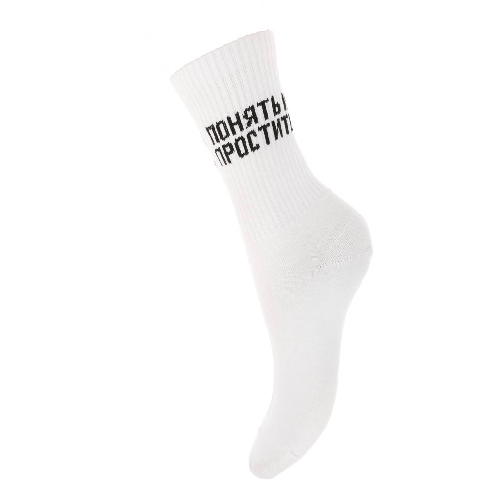 Носки с надписями, GALANTE, р. 23-25, 80% хлопок, 17% полиамид, 3% эластан, цвета в ас-те - #2