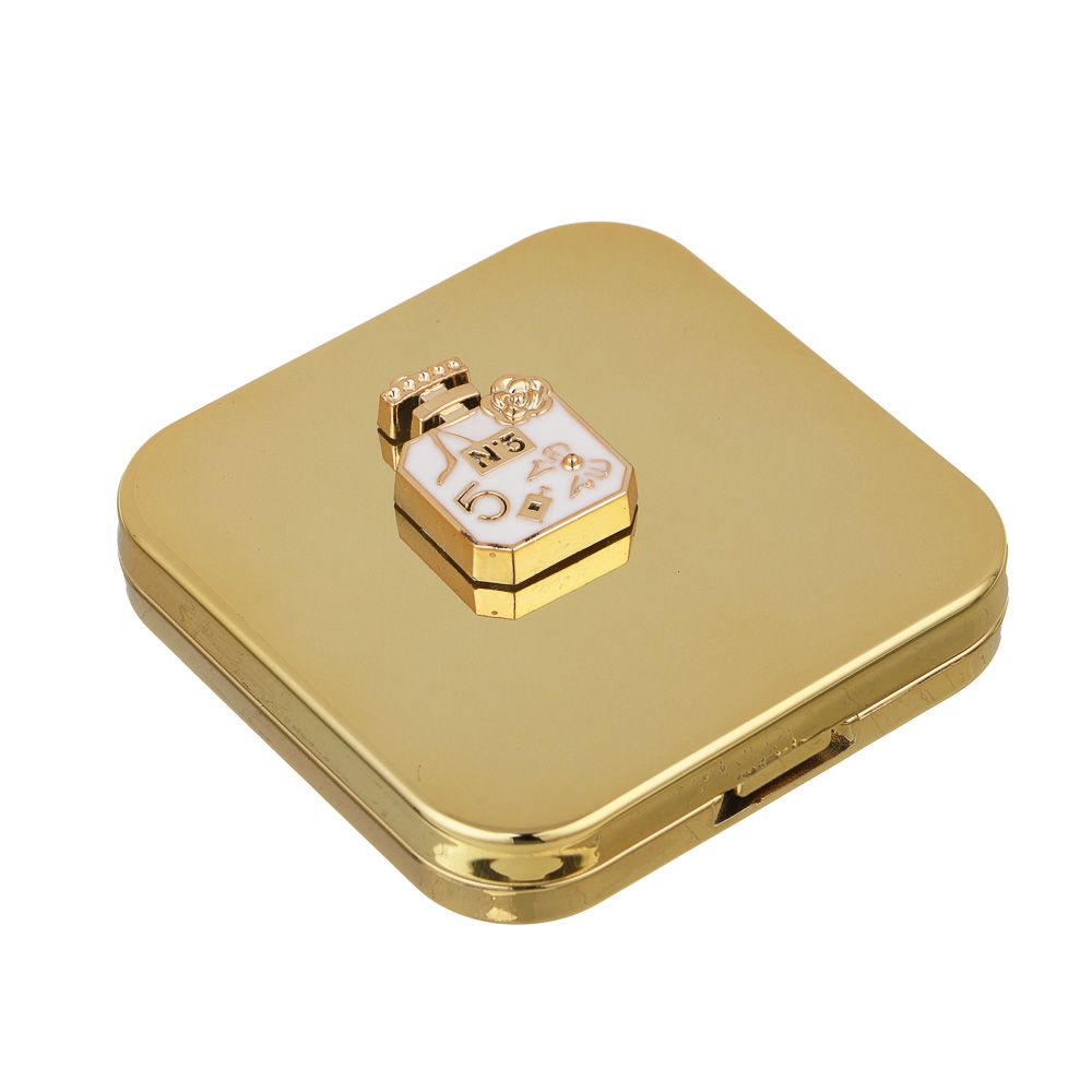 ЮНИLOOK Мирикл Зеркало карманное складное, зум х1, х2, пластик АБС, стекло, 6,3x6,3см, 3 цвета - #2