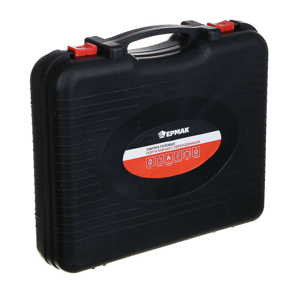 Плитка газ. к бал. с цанг. захватом портативная тм ЕРМАК, переходник, кейс, 34х26х9см - #10