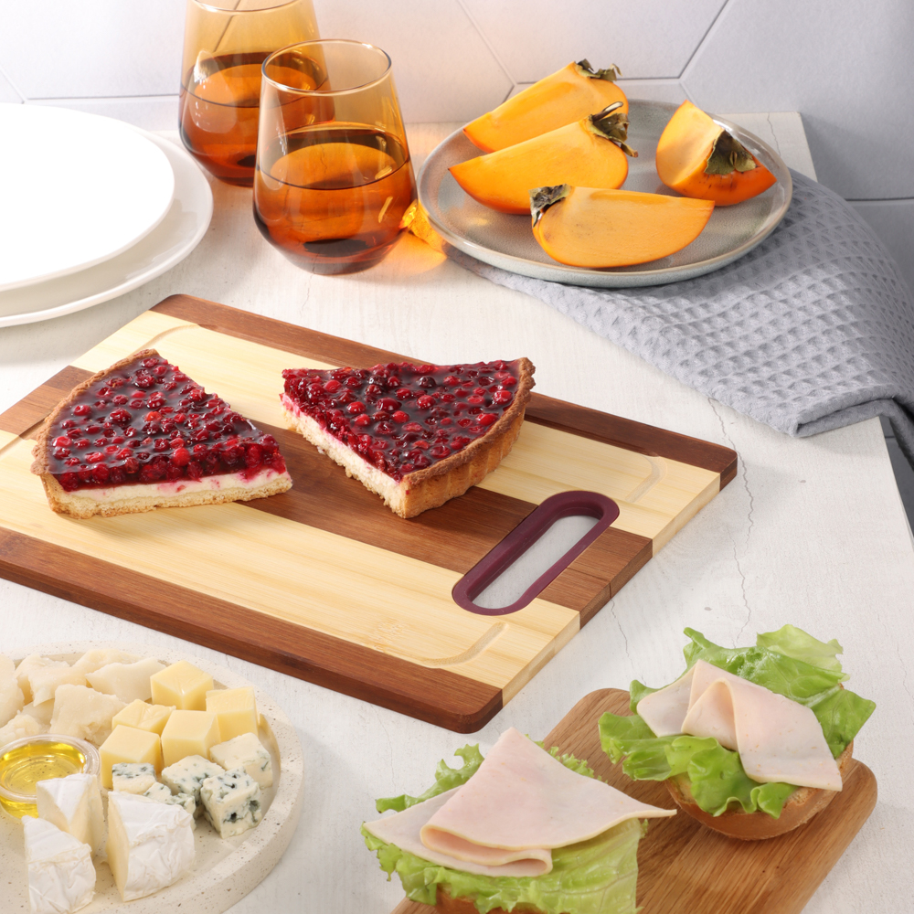 SATOSHI Доска разделочная, бамбук, 33х25х1см - #8