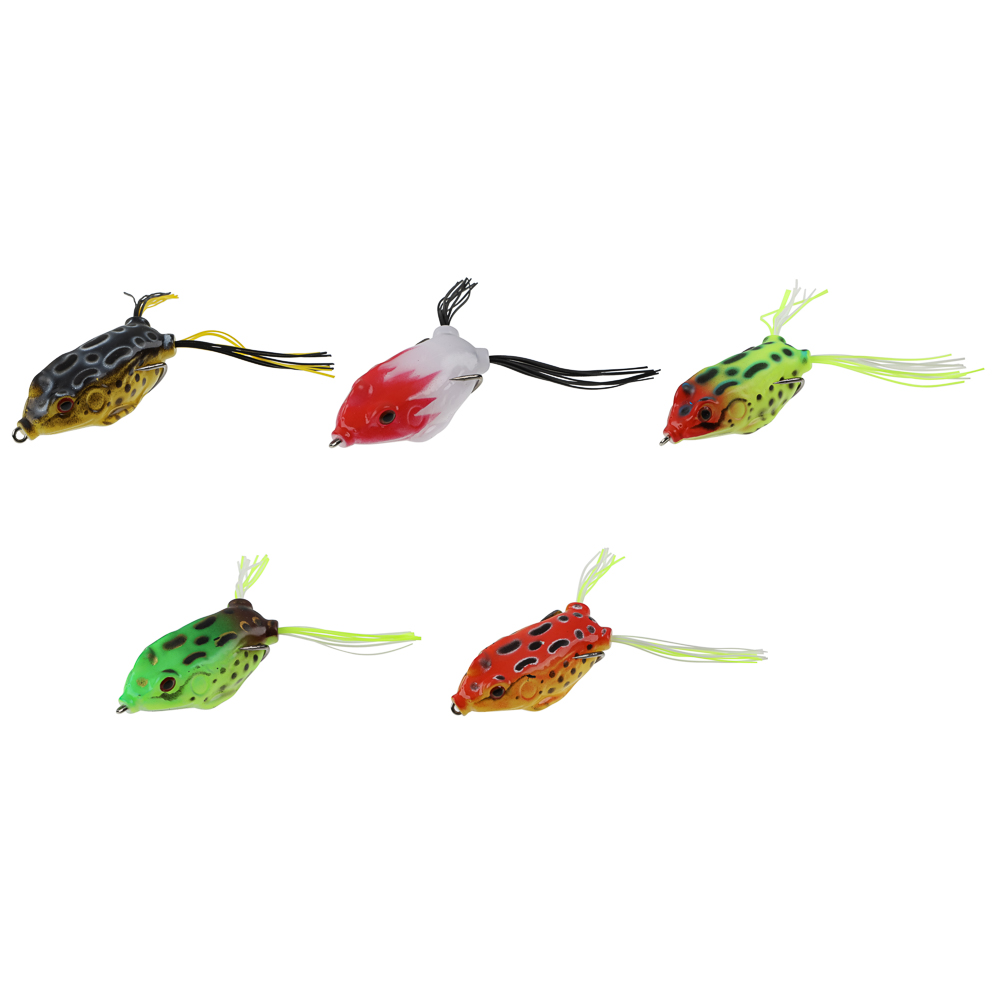 Лягушка силиконовая "Крези" тм AZOR FISHING, 55 мм, 5 цветов - #1