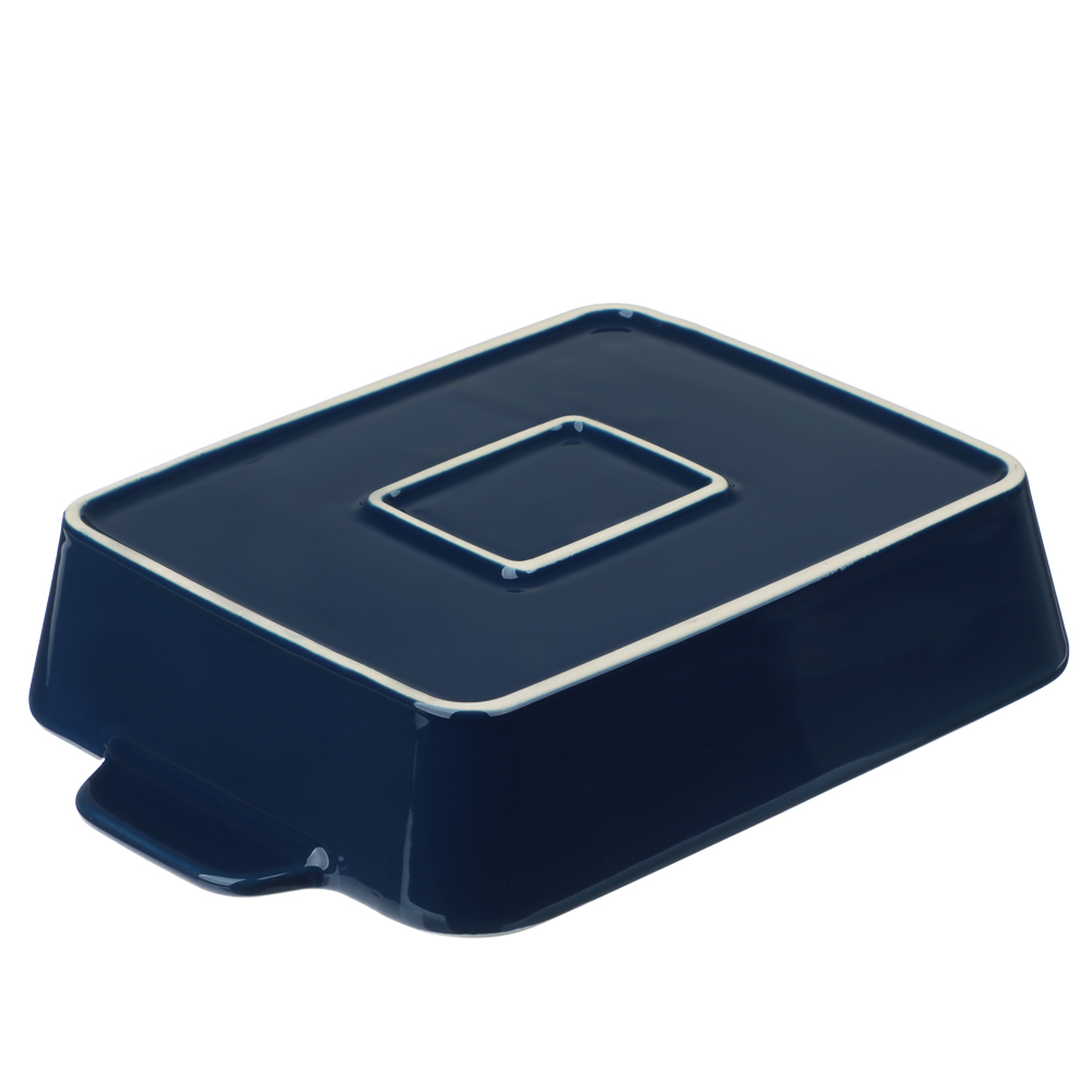 Форма для запекания и сервировки прямоугольная 28,2х19,5х5,8см тм MILLIMI цветы, керамика - #8