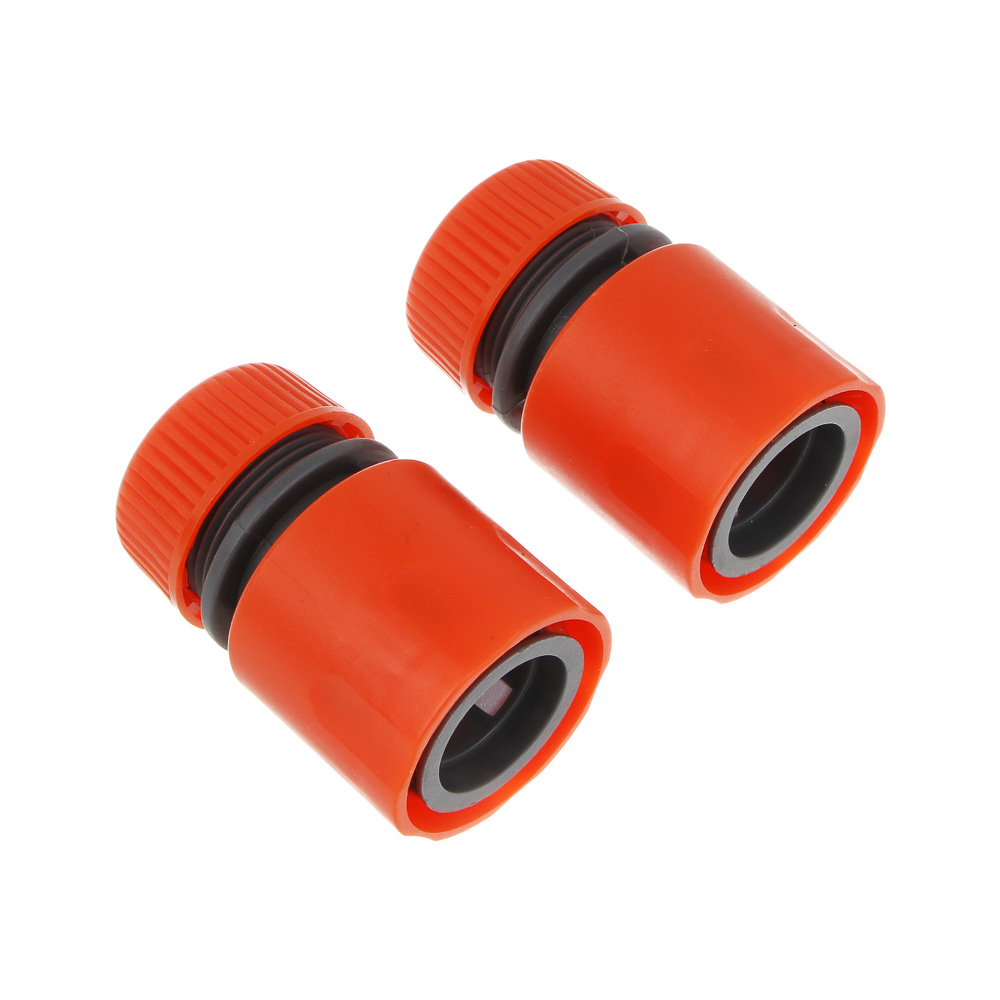 INBLOOM Набор для полива (пистолет 5 реж- 1шт., 1/2" коннектор- 2шт., 1/2"-3/4" штуцер-1шт.) ПП - #5