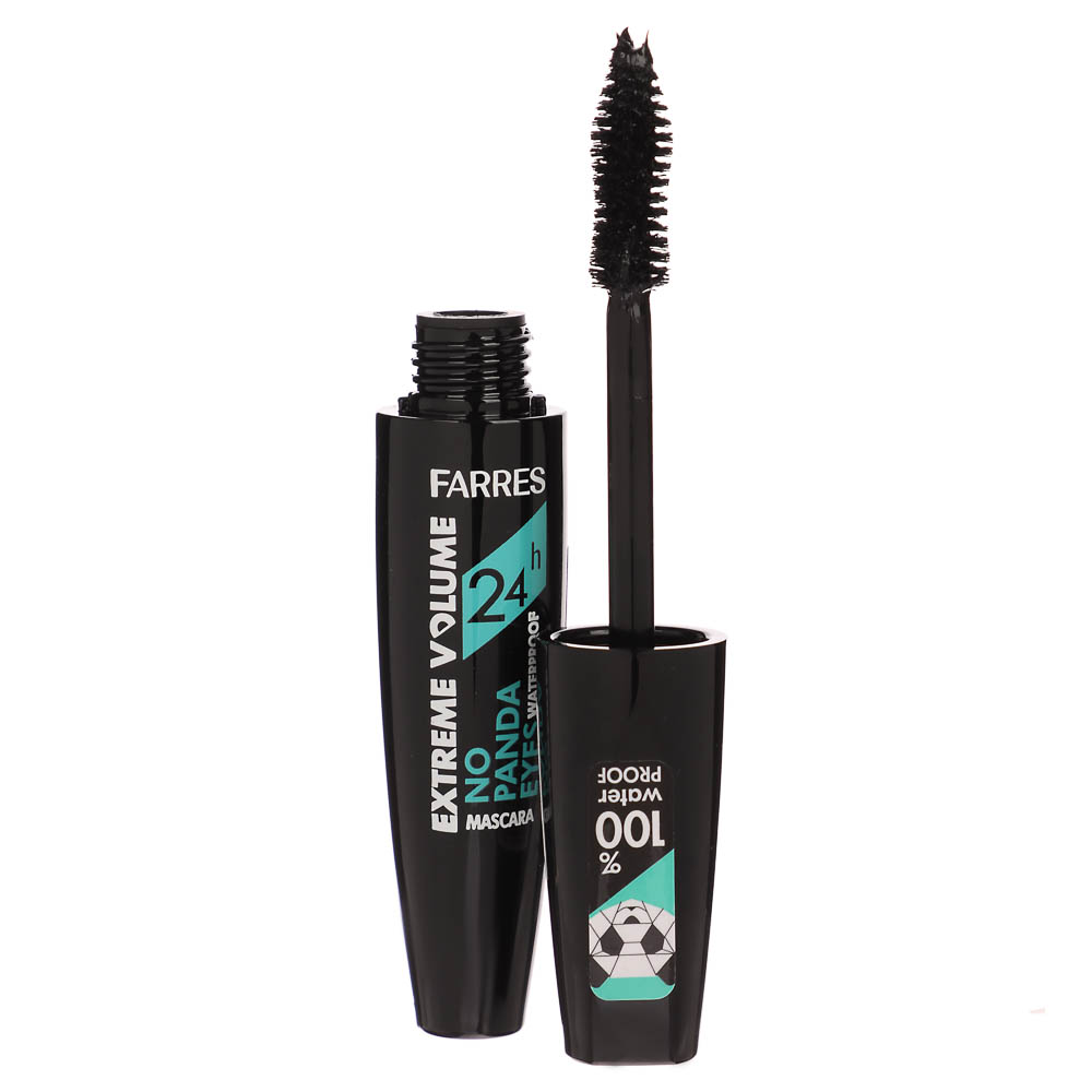 Тушь для ресниц водостойкая "Extreme Volume" с эффектом "NO PANDA EYES" тм Farres 13,1 мл - #2