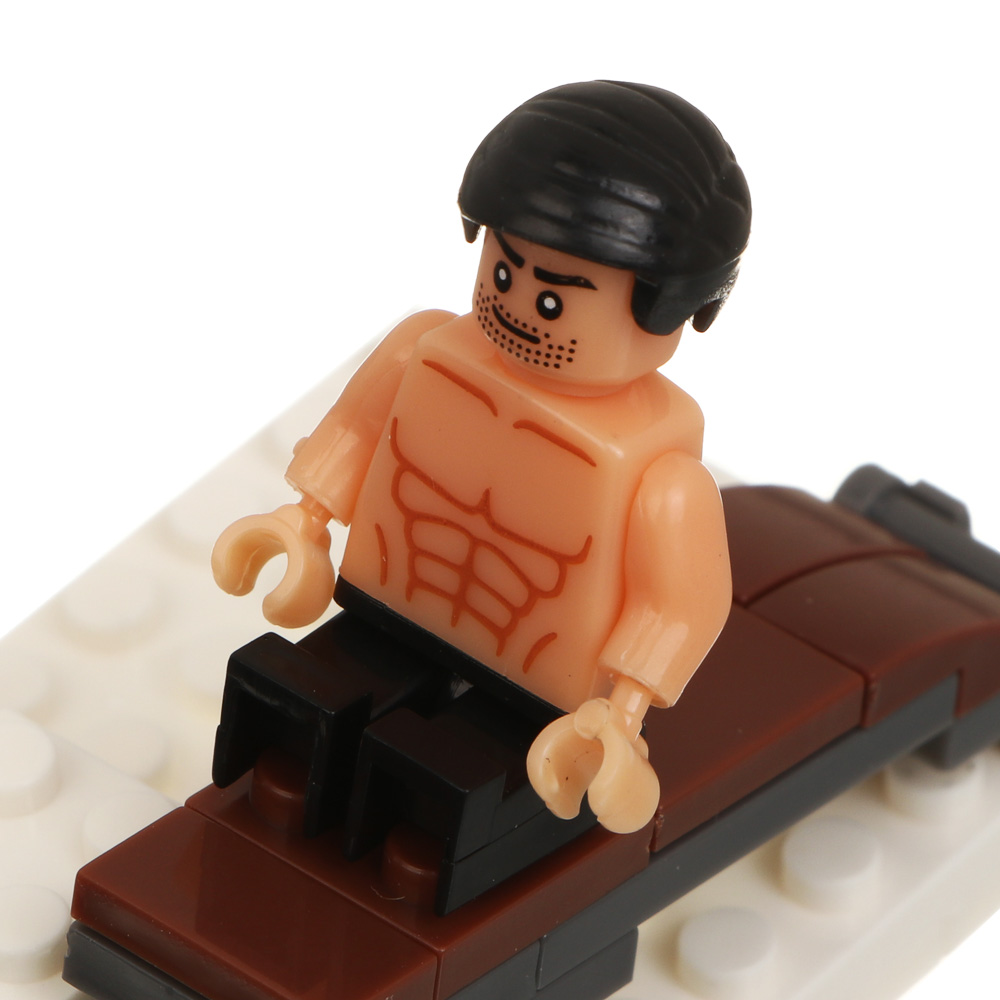 ИГРОЛЕНД Конструктор "Тренажерный зал" 6 в 1, в банке, 6,5х9 см, ABS, 6 видов - #8