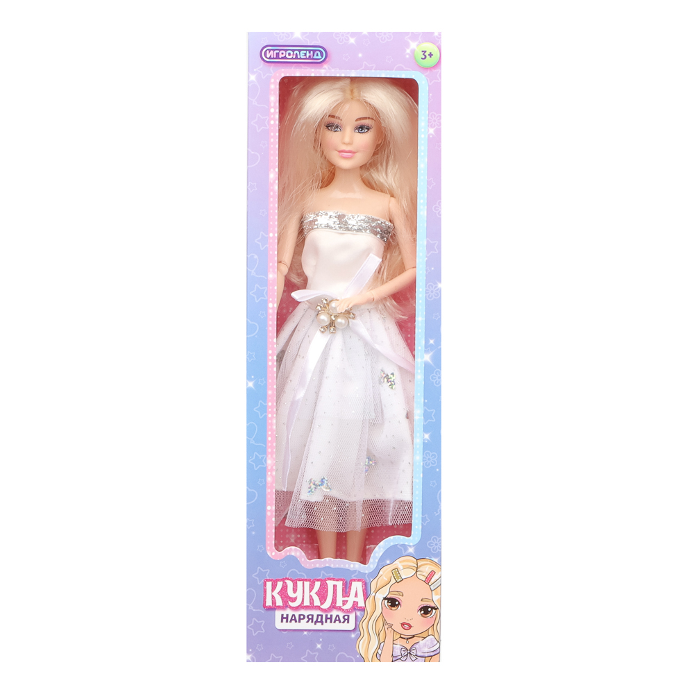 ИГРОЛЕНД Кукла нарядная 27 см, PP, PVC, 10х5х32,5 см, 6 диза - #13