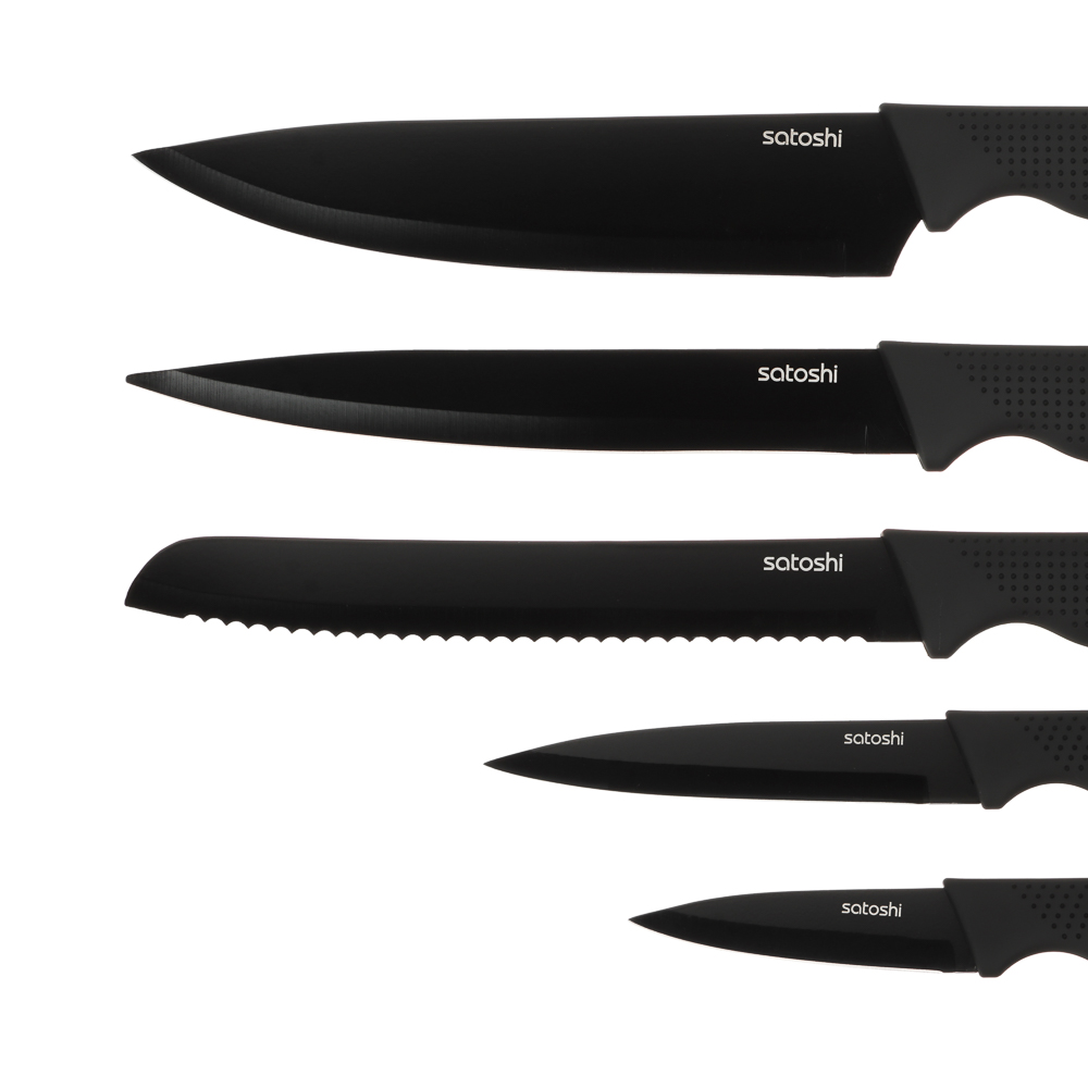 SATOSHI Торонто Набор ножей кухонных 8пр, на подставке - #6