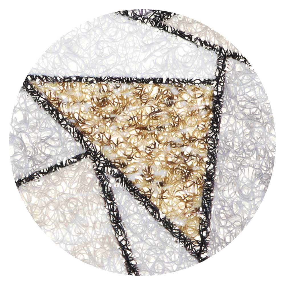 Коврик придверный тм VETTA Lapsha, ПВХ, 40х60 см, 2 дизайна, без резиновой подложки - #5