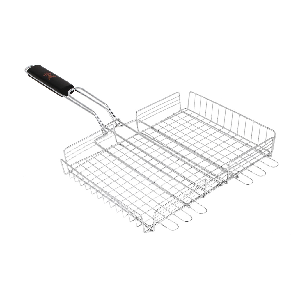 Решетка-гриль хром. тм GRILLBOOM, 56х(23х30х4) см, веер 20х30 см - #7