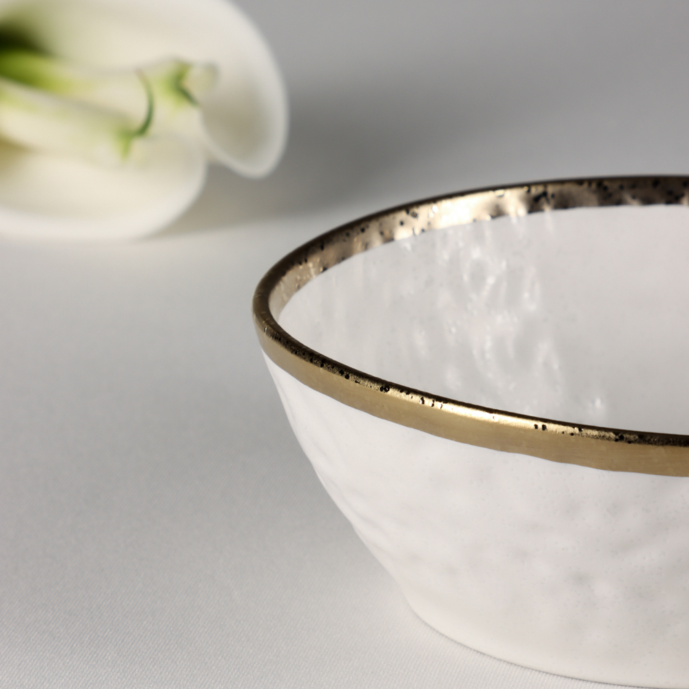 MILLIMI Романс Салатник, 500мл, 15х14х5,5см, фарфор, белый - #6