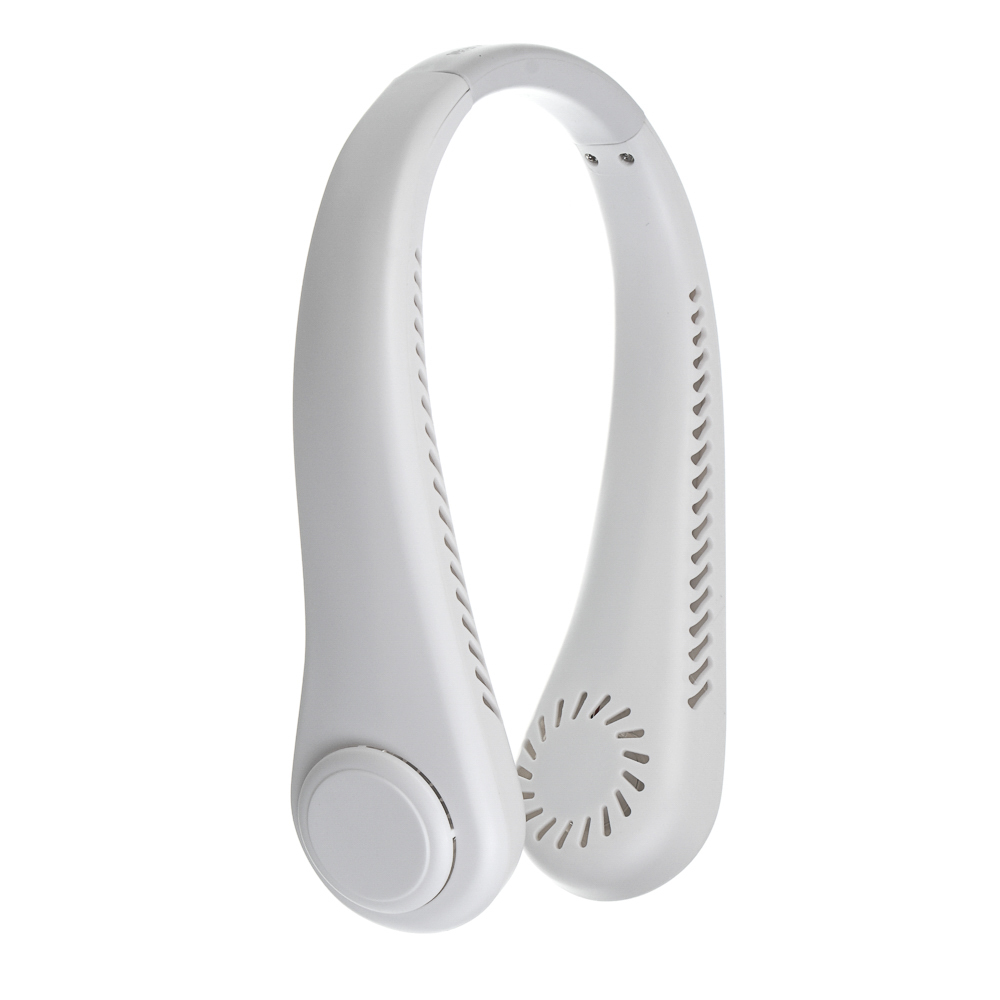 Вентилятор на шею тм LEBEN, 3.7в/500мАч, белый - #1