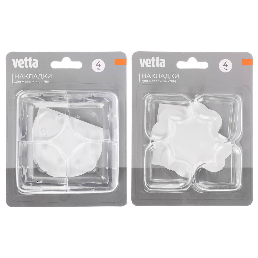 Накладки на углы тм VETTA, треугольные, 4 шт, ПВХ, 4см,  2 дизайна - #6