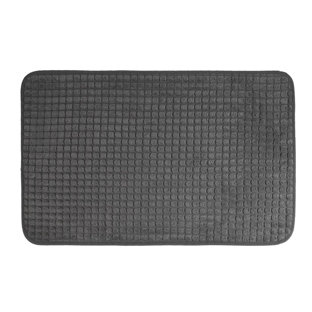 Набор ковриков для ванной тм VETTA Corn, сетка кукурузная 250г/м², 60х40см+80х50см, серый - #2