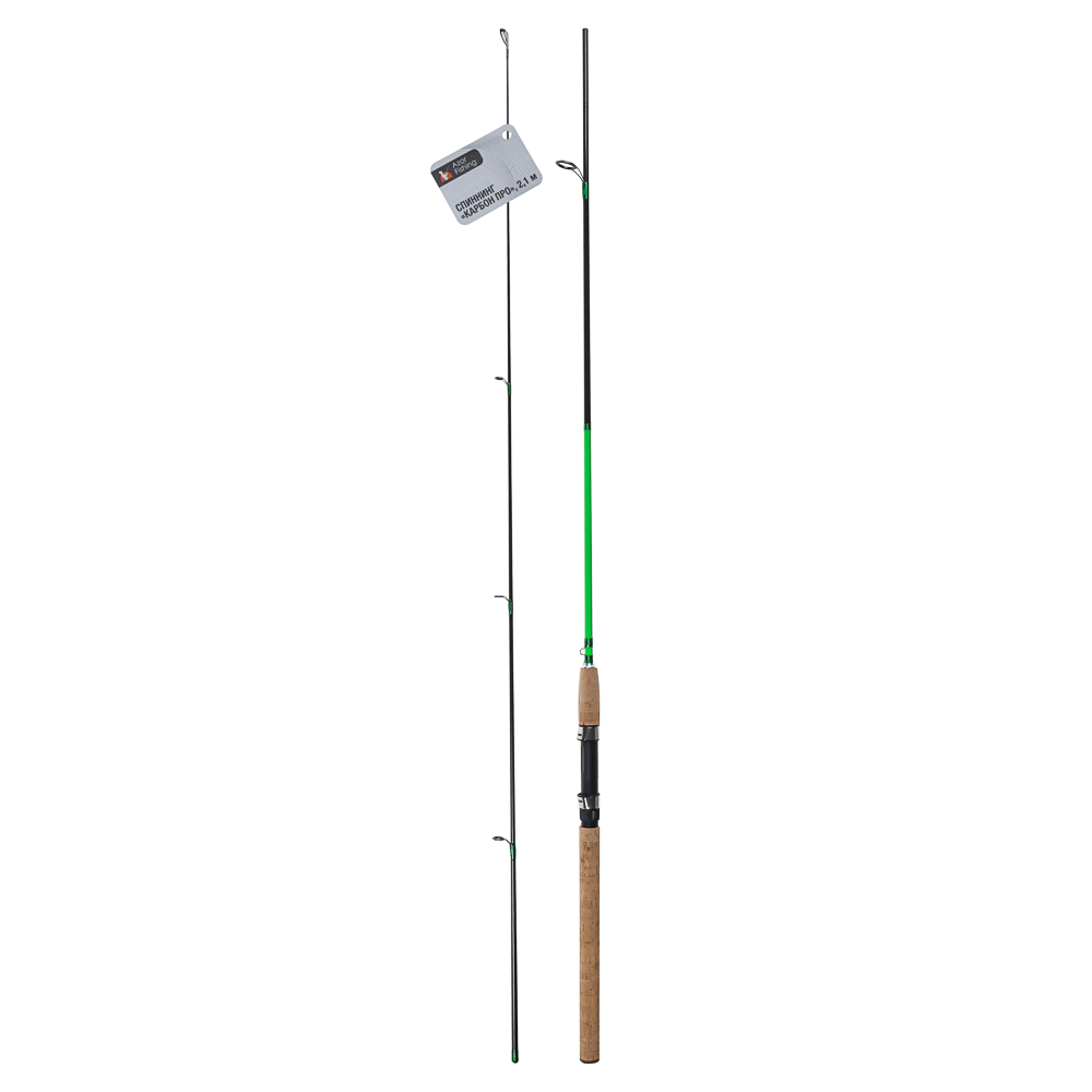 Спиннинг "Карбон Про" тм AZOR FISHING, штекерный, карбон 90%, 2,1м, тест 15-40гр. - #11