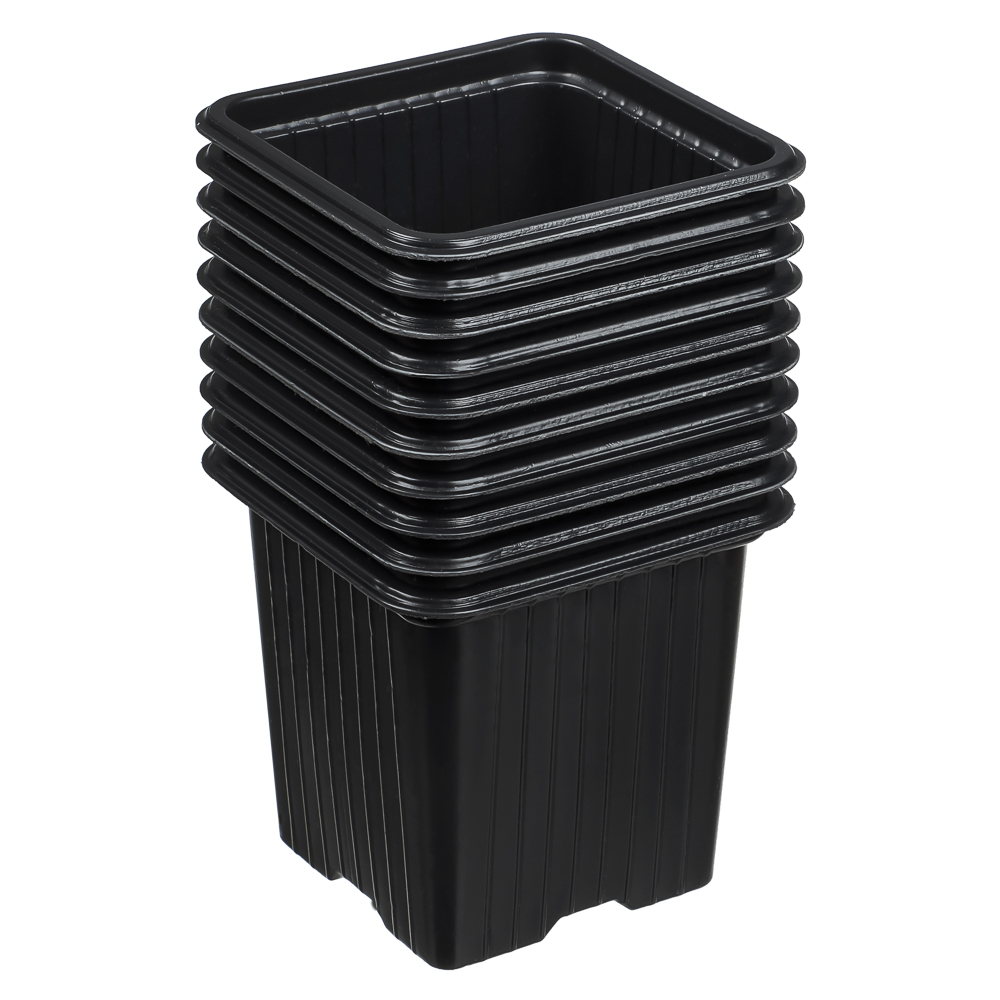 Набор горшочков для рассады 10шт, 70х70х65 мм, полистирол - #1