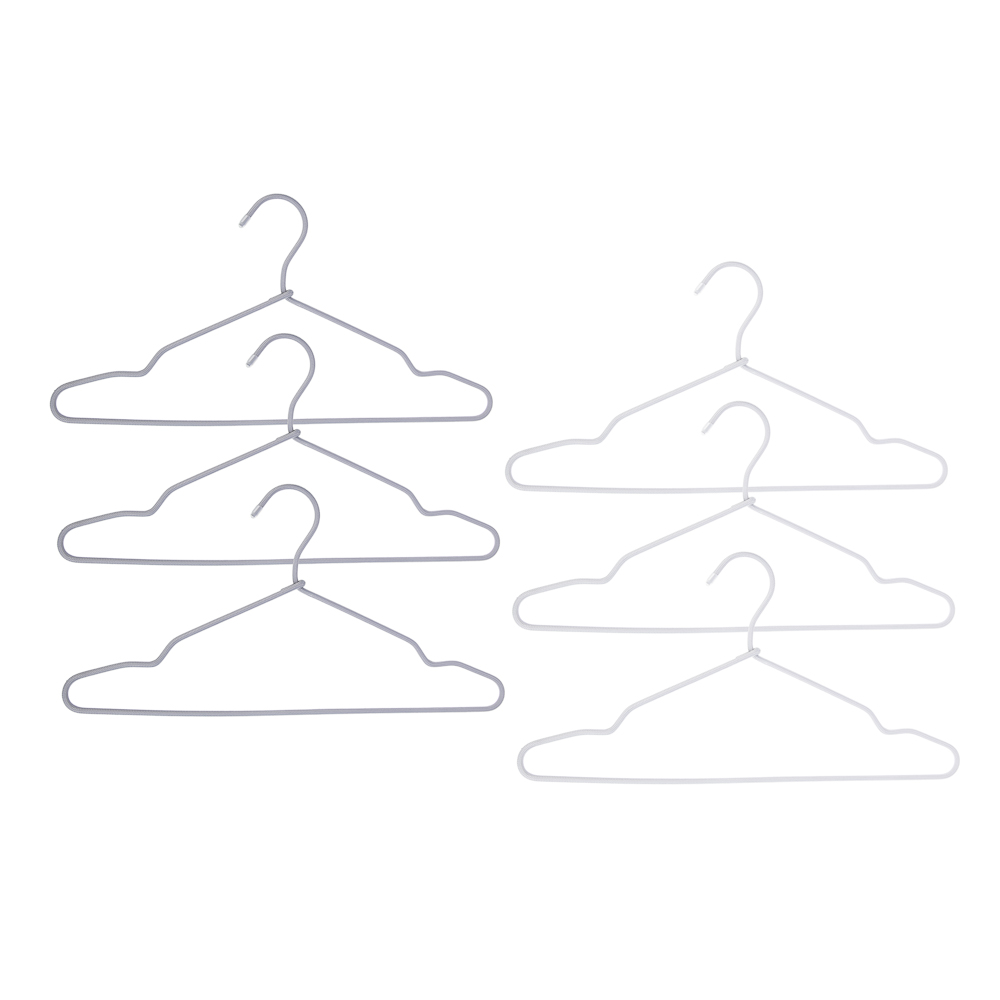 VETTA Набор вешалок, 3 шт, 40.5х20х0.5 см, металлические с текстильным покрытием - #1