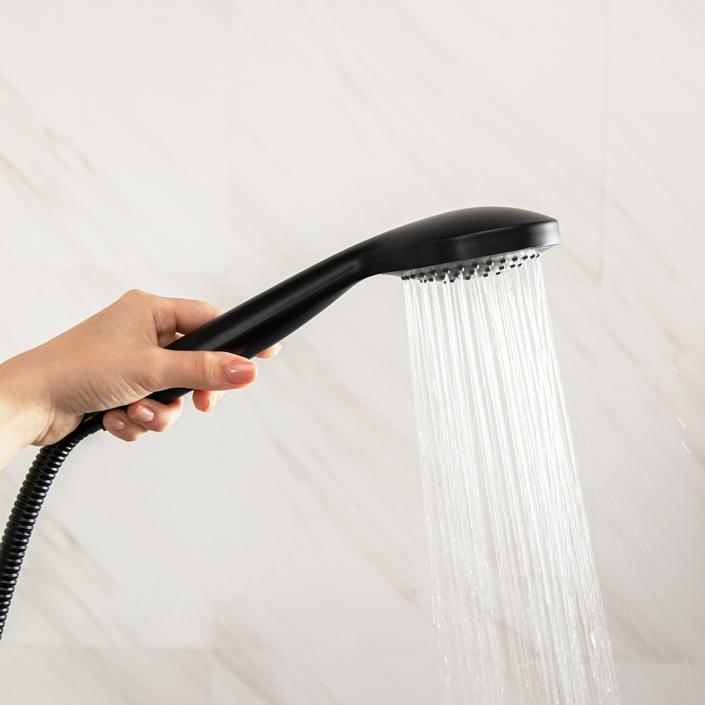 RAIN Лейка для душа, 1 режим, 100мм черная - #9