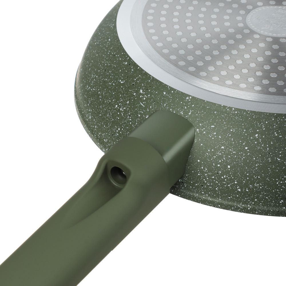 SATOSHI Кантри Сковорода литая d24см, антипригарное покрытие мрамор, индукция, 3 цвета - #13