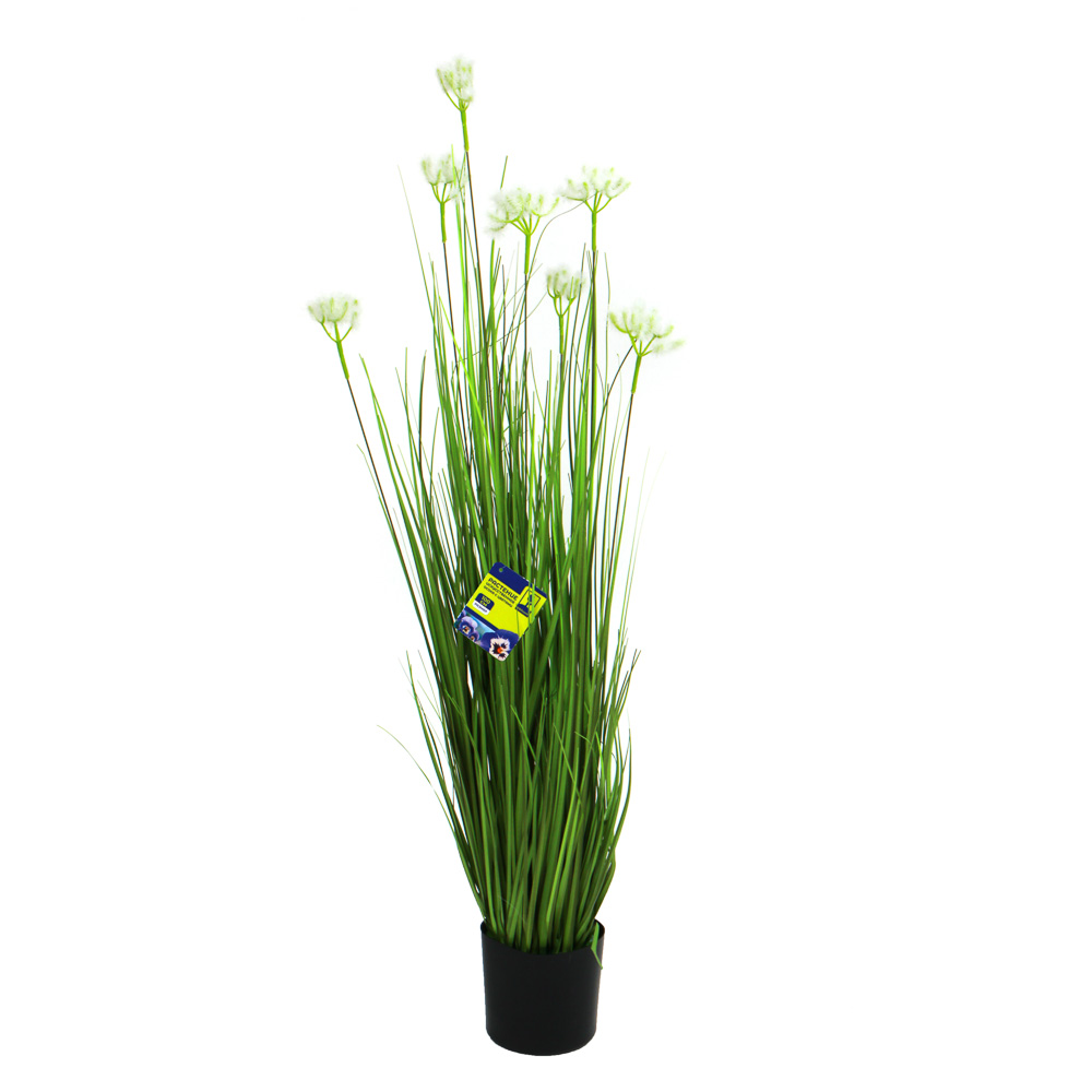Растение искусственное Inbloom "Осока", с цветами, 100 см - #4