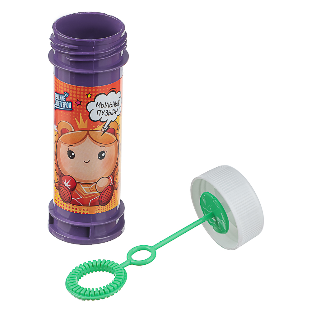 Мыльные пузыри "Русские Супергерои", BY, 50мл, мыльный раствор, пластик, 6 дизайнов - #21