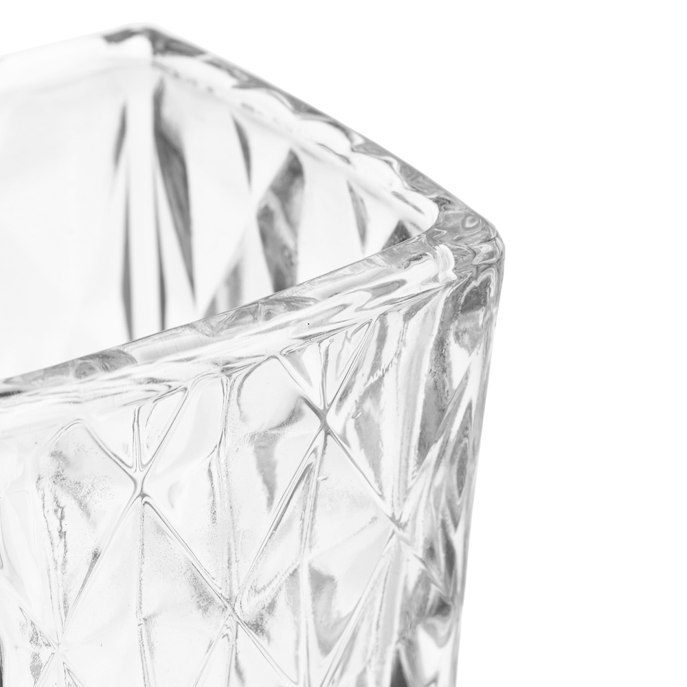 Ваза стеклянная, 5,5х6x18 см, 3 дизайна - #4