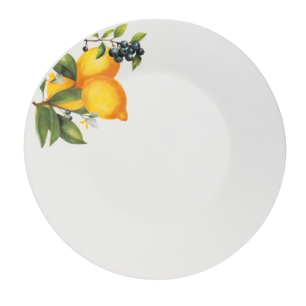 MILLIMI Лимоны Тарелка десертная, опаловое стекло, 20см - #1