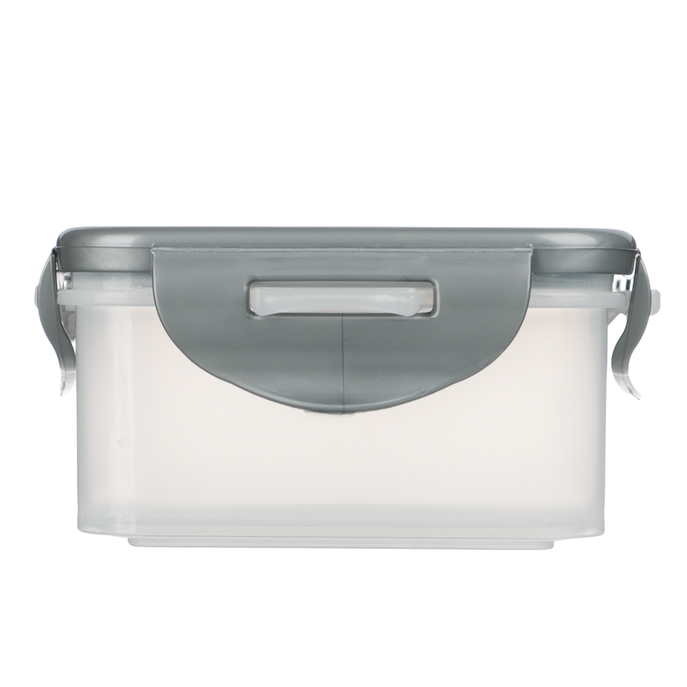 Контейнер герметичный для СВЧ с защелками, 0,5л, 160х110х55мм, пластик - #4