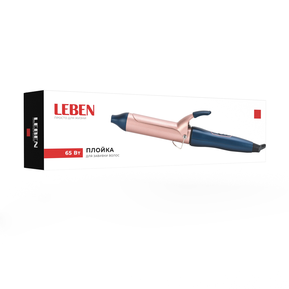 LEBEN Плойка для завивки волос, диаметр 32 мм, 60Вт, 220-240В - #2