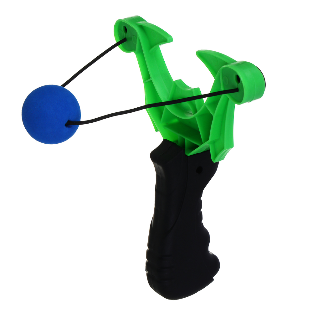 ИГРОЛЕНД Рогатка "Меткий выстрел", стреляет шариками, PP, 19х4х29 см, 2 дизайна - #9